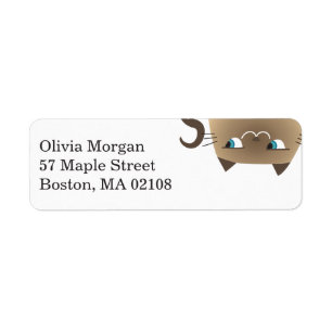 Siamese Cat Return Address