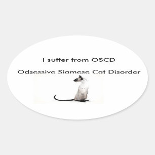 Siamese cat Sticker