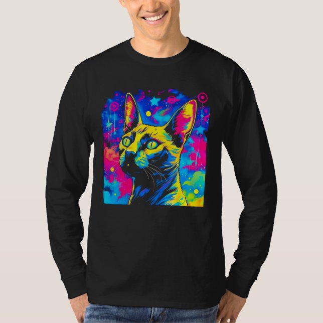 Siamese Cat   T-Shirt (Front)