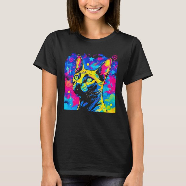 Siamese Cat   T-Shirt (Front)