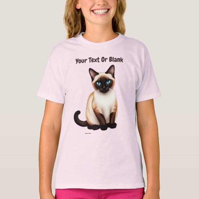 Siamese Cat T-Shirt (Front)