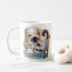 Siamese Cat & Tea Time Mug