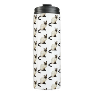 Siamese Cat Thermal Tumbler