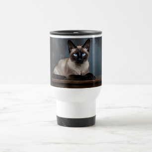 Siamese Cat Travel Mug
