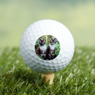 Siamese Cat Twins, Golf Ball