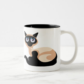 Siamese Cat Two-Tone Coffee Mug