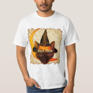 Siamese Cat Witch t-shirts