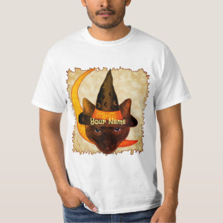 Siamese Cat Witch t-shirts