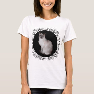 Siamese Cat with Blue Eyes T-Shirt