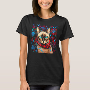 Siamese Cat Xmas T-Shirt