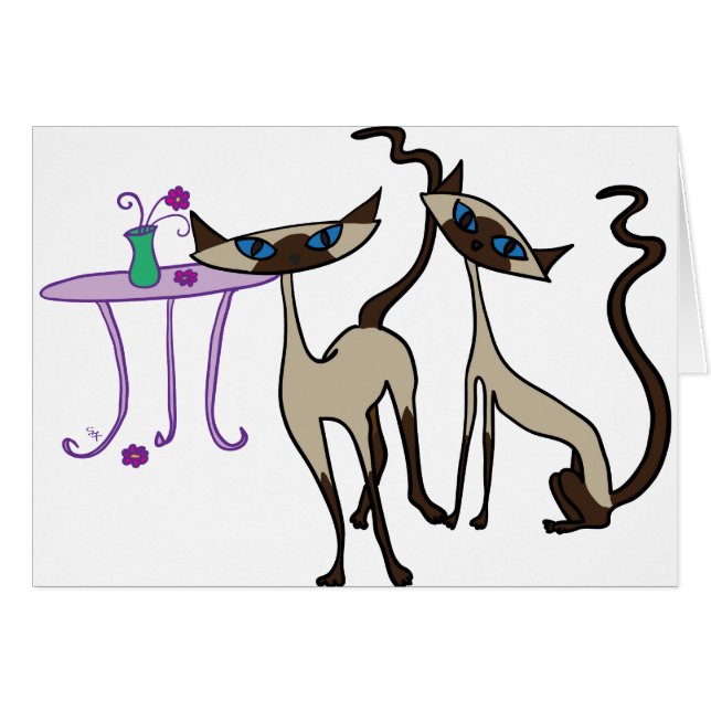 Siamese cats (Front Horizontal)