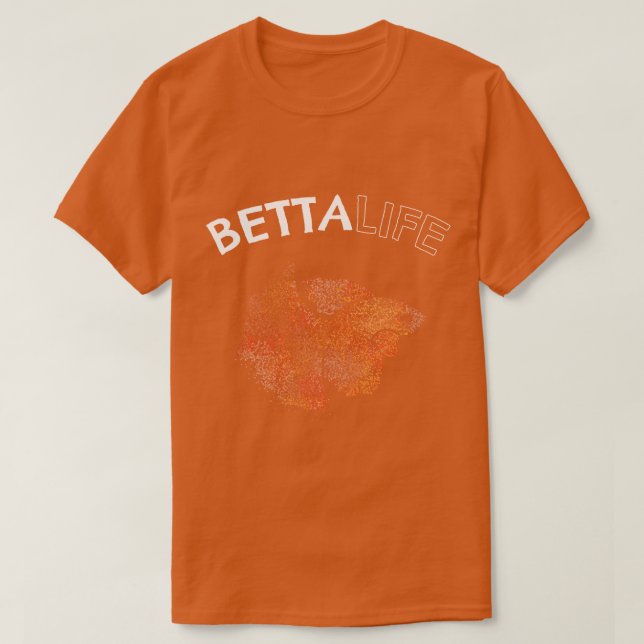 Siamese Fighting Fish Betta Aquaristics T-Shirt (Design Front)