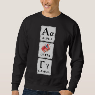 Siamese Fighting Fish Betta Fish 932 Sweatshirt