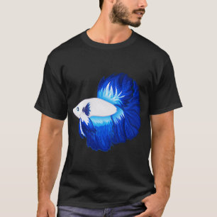 Siamese Fighting Fish, Blue Betta Fish lover Tee G