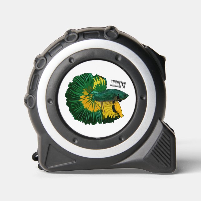 Siamese fighting fish cartoon illustration 1 (Front)