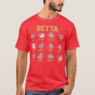 Siamese Fighting Fish Lover Aquarium Keeper Betta  T-Shirt