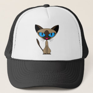 Siamese If You Please - Cartoon Siamese Cat Hat