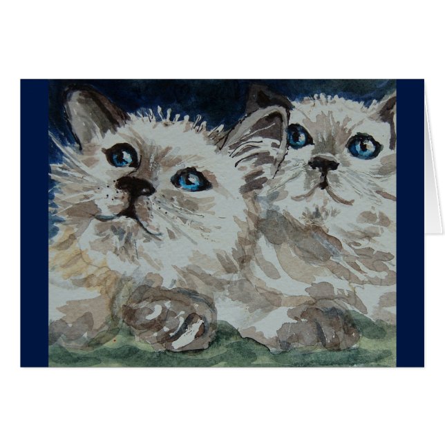 Siamese Kittens (Front Horizontal)