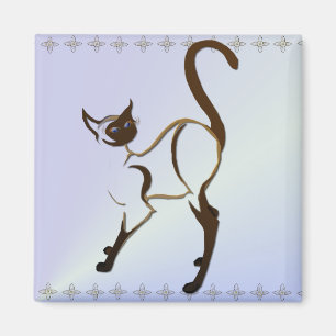 Siamese Kitty Magnet