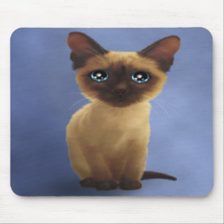Siamese kitty mousepad