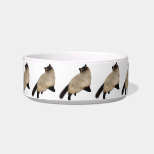 Siamese Long Hair Cat Bowl