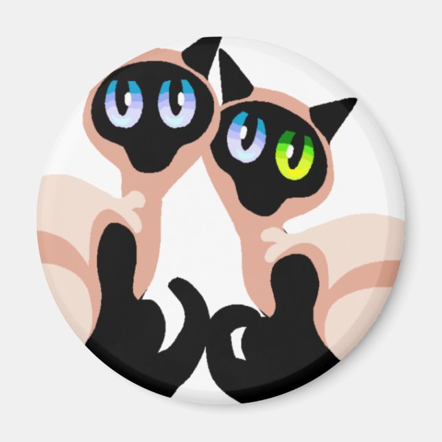 Siamese Love Magnet (Front)