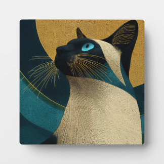 Siamese Mosaic Portrait Plaque