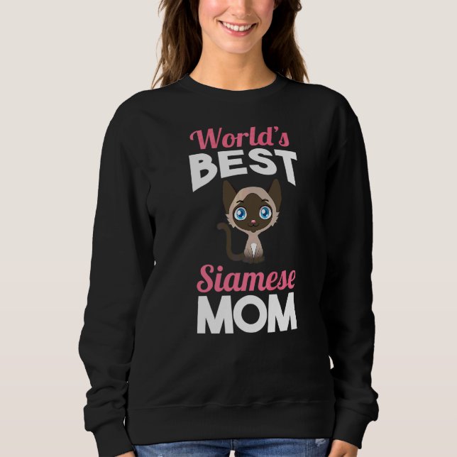 Siamese Mum  1 Sweatshirt (Front)