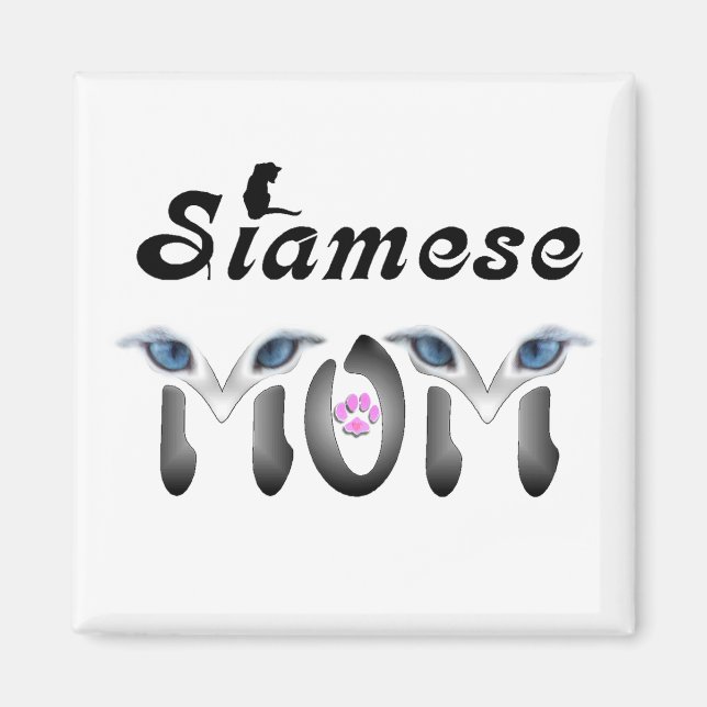 Siamese Mum Gifts Magnet (Front)