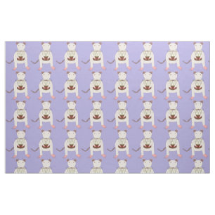Siamese Rat with Birthday Cake Fabric