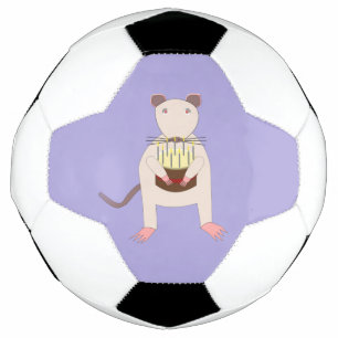 Siamese Rat with Birthday Cake Football