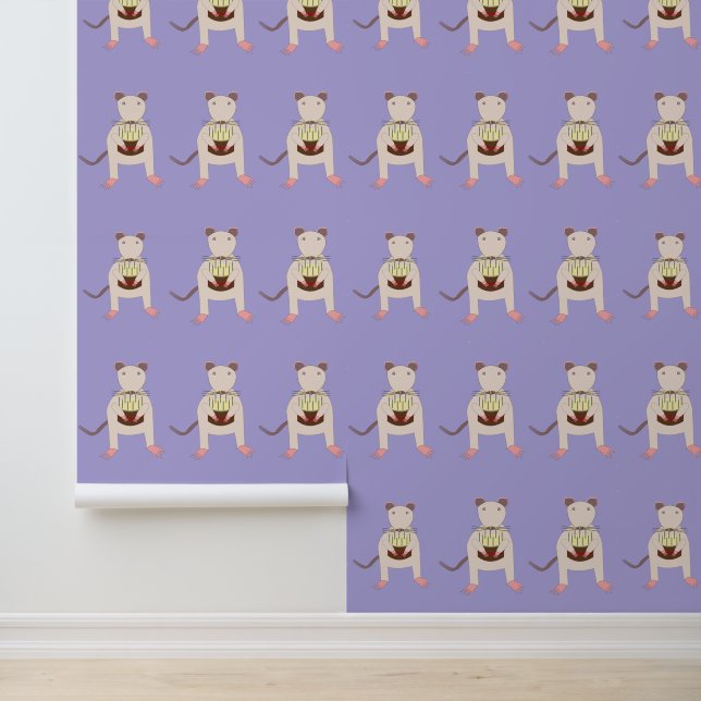 Siamese Rat with Birthday Cake Wallpaper (Application)