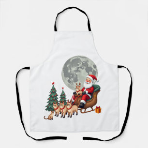 Siamese Reindeer Christmas Siamese Cat Lover Gifts Apron