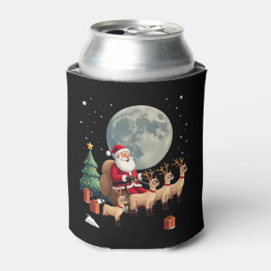 Siamese Reindeer Christmas Siamese Cat Lover Gifts Can Cooler