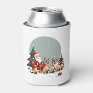 Siamese Reindeer Christmas Siamese Cat Lover Gifts Can Cooler