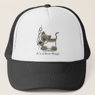 Siamese RESCUE...it's a love thing! Trucker Hat