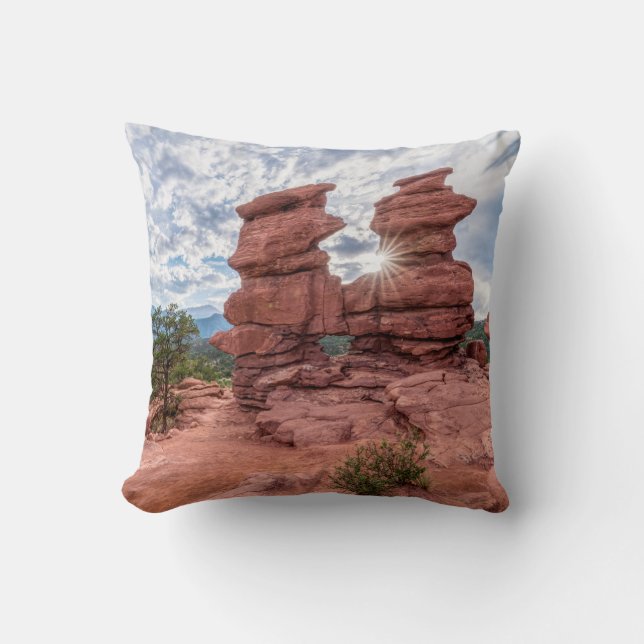 Siamese Twins Colorado Sunburst Cushion (Front)
