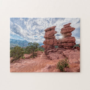 Siamese Twins Colorado Sunburst Jigsaw Puzzle