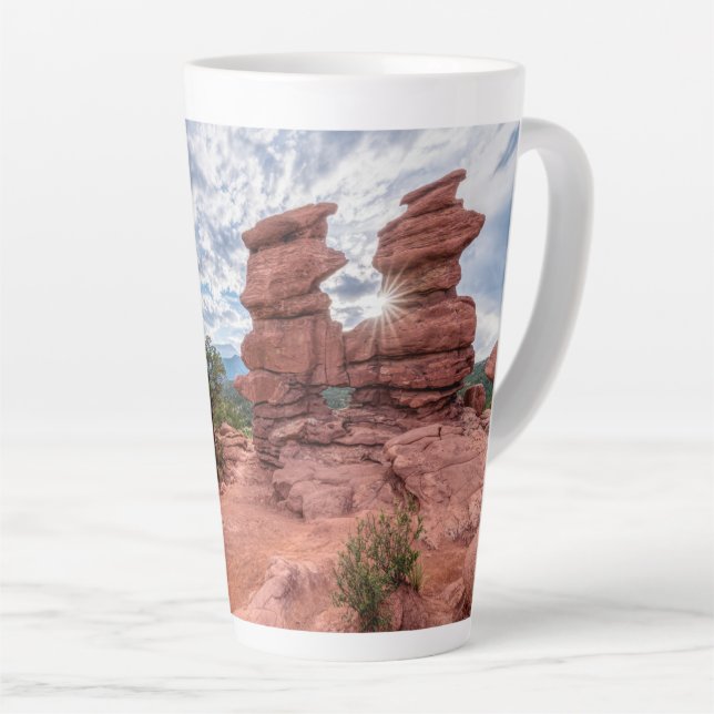 Siamese Twins Colorado Sunburst Latte Mug (Right Angle)