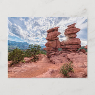 Siamese Twins Colorado Sunburst Postcard