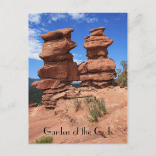 Siamese Twins ~ Garden of the Gods Postcard