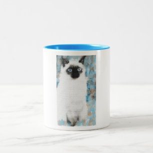 Siamese Two-Tone Coffee Mug