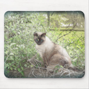Siamese & Vines Mouse Mat