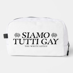 Siamo Tutti Gay - The White Lotus Dopp Kit