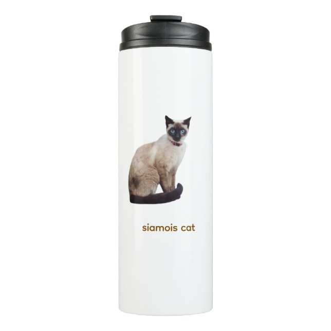 siamois cat Thermal Tumble Thermal Tumbler (Front)