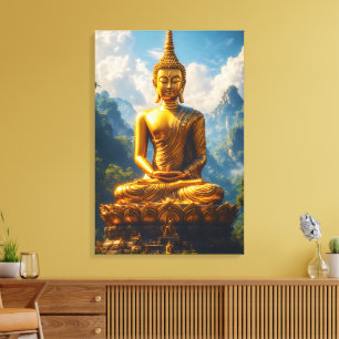 Siam's Golden Soul Canvas Print