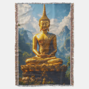 Siam's Golden Soul Throw Blanket