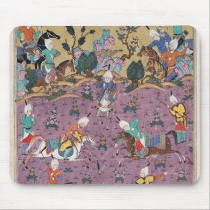 Siavosh Playing Polo with Afrasiab Mouse Mat