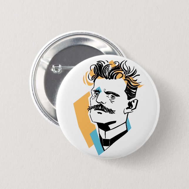 Sibelius 6 Cm Round Badge (Front & Back)