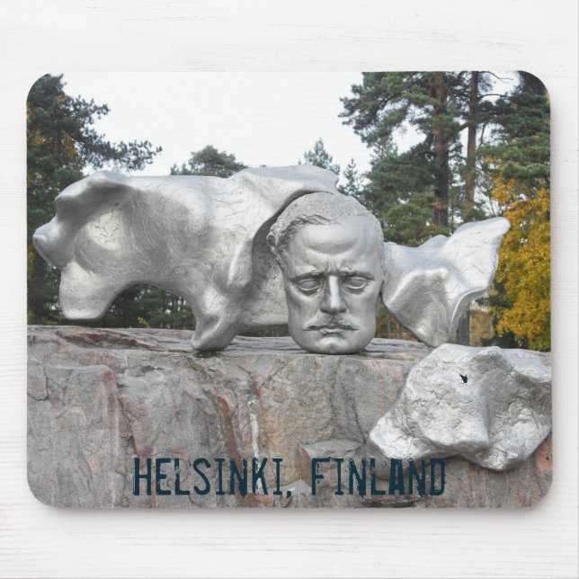 Sibelius monument, Helsinki, Finland Mouse Mat (Front)